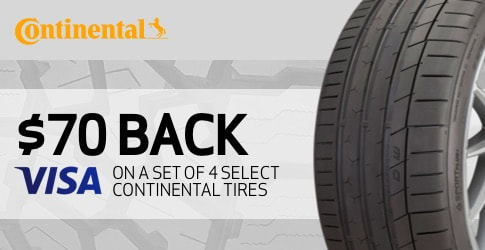 Continental tire rebate for June 2019